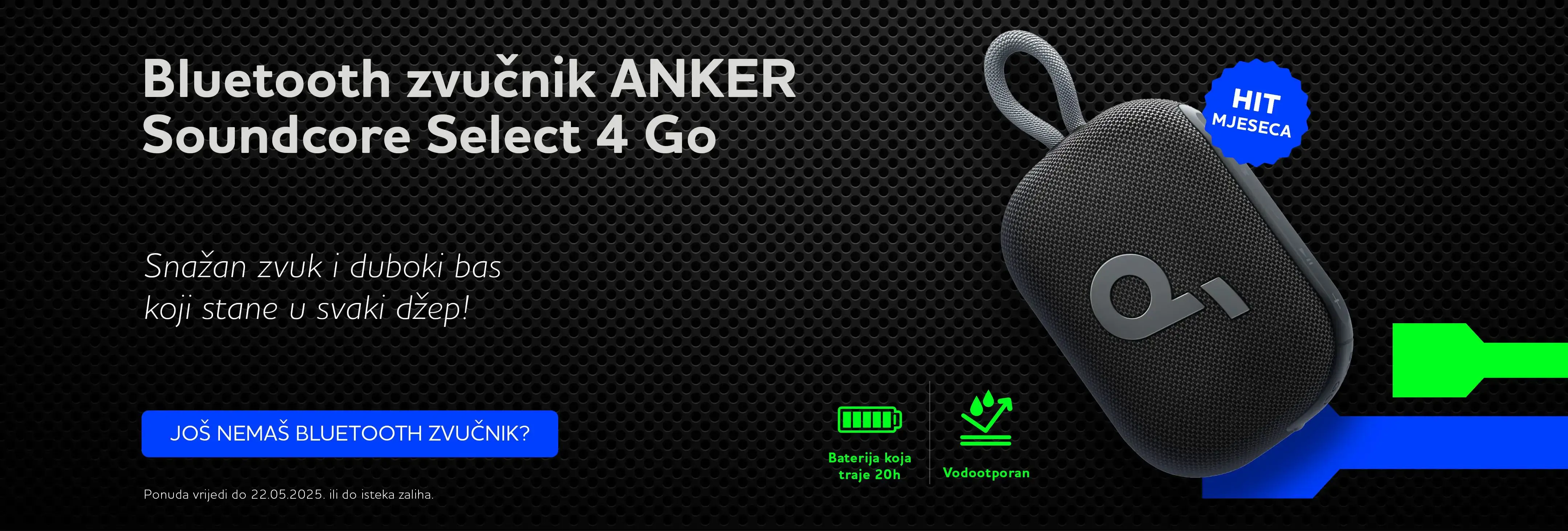 Index banner #20 Akcija BT zvučnici