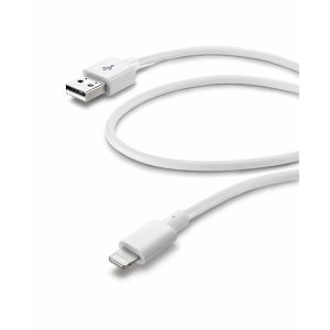 Kabel CELLULARLINE, MFI, USB-A na Lightning, 120cm, Bijeli