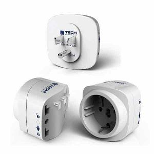 Adapter Putni TRAVEL BLUE, Europe To USA 930, Bijeli