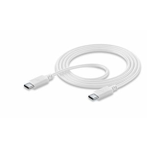 Kabel CELLULARLINE, USB-C na USB-C, 120cm, Bijeli
