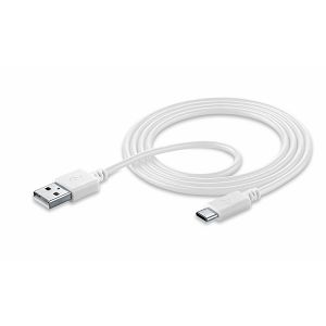 Kabel CELLULARLINE, USB-A na USB-C, 120cm, Bijeli