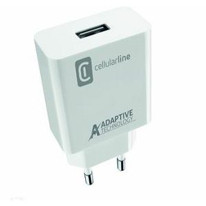 Kućni Punjač CELLULARLINE, Za Samsung, 15W, 1xUSB-A, FC, Bijeli