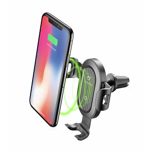 Držač/Punjač Za Mobitel CELLULARLINE, Slide Air, Wireless, 10W, Za Vent. Otvor, Crni*