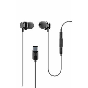 Slušalice CELLULARLINE, ACL, Sparrow, In-Ear, USB-C, Crne