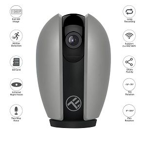 Kamera Smart TELLUR, WiFi, Unutarnja, TLL331071, 1080p, Siva