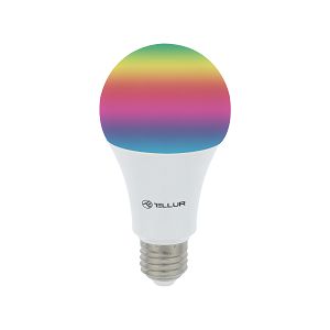 Žarulja Smart TELLUR, WiFi, E27, 10W, Prigušiva, TLL331011, RGB, Boja