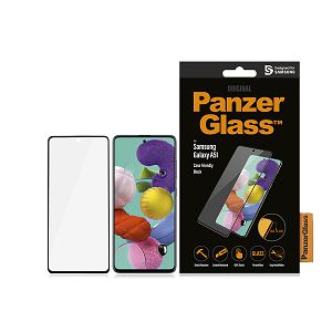 Zaštitno Staklo PANZERGLASS, Samsung Galaxy A51, CaseFriendly, Crno