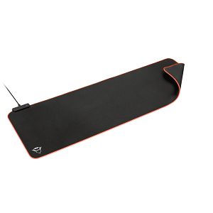 Podloga Za Miš i Tipkovnicu TRUST GXT 764, XXL, RGB Svijetleća, Black