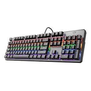 Tipkovnica TRUST GXT 865 Asta, Gaming, Osvjetljenje, Mehanička, US, Black