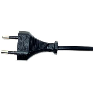 Kabel MANHATTAN 339100, Naponski, PC, CEE 7/16 (M) na C7 (Ž) ("Euro 8"), 1.8m, Crni