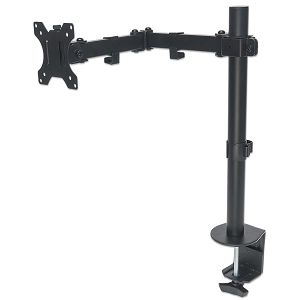 Nosač Monitor MANHATTAN 461542, Stolni, Univerzalni, 13"-32", 8kg, Klizna Ruka, Crni
