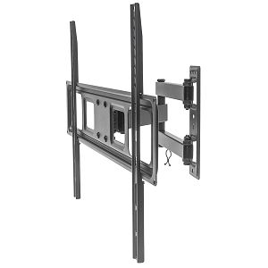 Nosač TV MANHATTAN 461337, Zidni, Univerzalni, 37"-70", 35kg, 1 Ruka, Crni, Visina/Nagib/Okretni, Crni