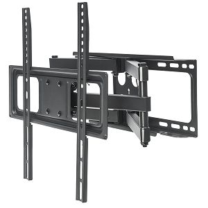 Nosač TV MANHATTAN 461344, Zidni, Univerzalni, 32"-55", 40kg, 2 Ruke, Visina/Nagib/Okretni, Crni