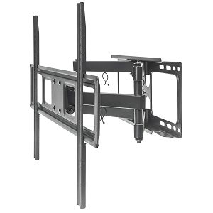 Nosač TV MANHATTAN 461351, Zidni, Univerzalni, 37"-70", 2 Ruke, Visina/Nagib/Okretni, Crni