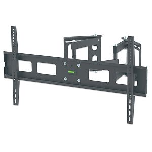 Nosač TV MANHATTAN 461214, Kutni, Univerzalni, 37"-63", 60kg, Visina/Nagib/Okretni, Crni