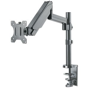 Nosač Monitor MANHATTAN 461580, Stolni, 17"-32", 8kg, Plinska Opruga, Klizna Ruka, Crni