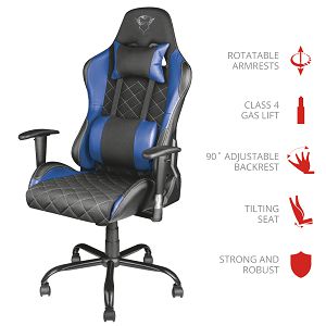 Gaming Stolica TRUST GXT 707B Resto, Blue*