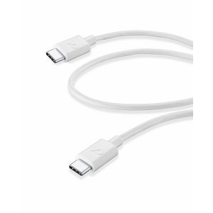 Kabel CELLULARLINE, USB-C (M) na USB-C (M), 60cm, Bijeli