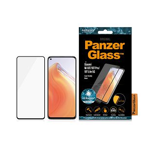 Zaštitno Staklo PANZERGLASS, Xiaomi Mi 10T/10T Pro/10T Lite 5G, CaseFriendly, Antibacterial, Crno