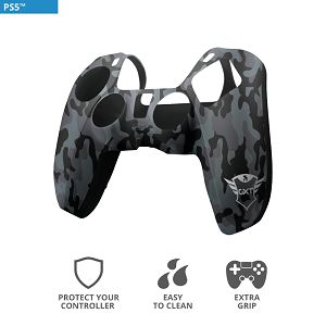 Silikonska Zaštita Gamepada TRUST GXT 748, PS5, Camo Black