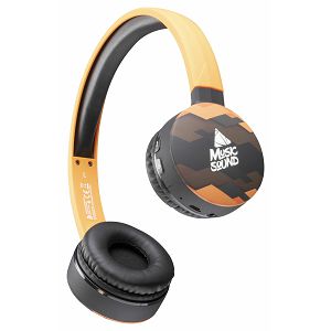 Slušalice CELLULARLINE, MUSIC SOUND, Fan, Bluetooth, Naglavne, Žute