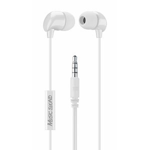 Slušalice CELLULARLINE, MUSIC SOUND, In-Ear, 3,5mm, Bijele