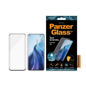 Zaštitno Staklo PANZERGLASS, Xiaomi Mi 11/Mi 11 Ultra, CaseFriendly, Antibacterial, Crno