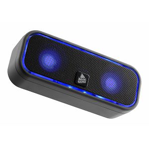 Zvučnik CELLULARLINE, MUSIC SOUND, Stripe LED, Bluetooth, 6W, Crni
