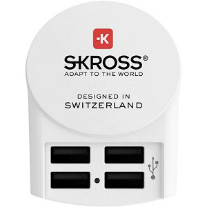 Kućni punjač SKROSS, Euro USB CHarger (4xA), 1-302422