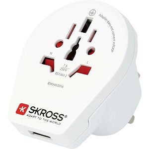 Adapter Putni SKROSS, World To UK USB, 1.500267