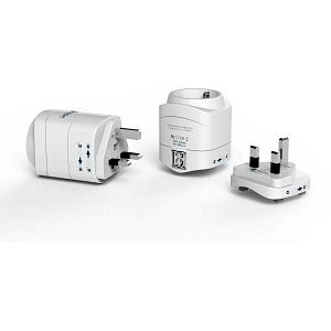 Adapter Putni/Kučni Punjač TRAVEL BLUE  948, EU To UK, 2xUSB-A, Bijeli