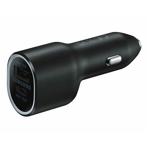 Auto Punjač SAMSUNG, EP-L4020NBEGEU, Dual, 40W, 1xUSB-A, 1xUSB-C, Crni