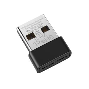 Bežični Adapter MERCUSYS AC650 Nano WiFi, USB, 200 Mbps@2.4GHz, 433 Mbps@5GHz, MA20N