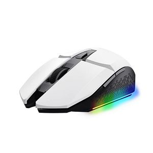 Miš TRUST GXT 110W Felox, Gaming, Punjivi, Bežični, RGB Osvjetljenje, White