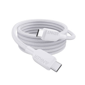 Kabel ANKER 310, 240W, USB-C/USB-C, 180cm, pleteni, White