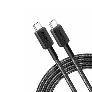 Kabel ANKER 310, 240W, USB-C/USB-C, 90cm, pleteni, Black
