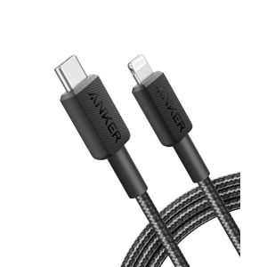 Kabel ANKER 322, USB-C/Lightning,180cm, pleteni, Black