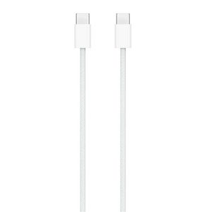 Kabel APPLE, USB-C na USB-C, 100cm, Woven, 60W, Bijeli, MQKJ3ZM/A