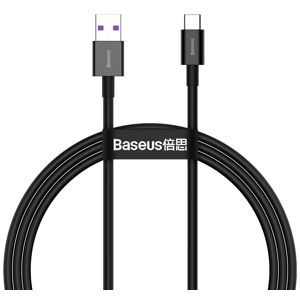 Kabel BASEUS, Superior Series, USB-A na USB-C, 660W, 100cm, Black, CATYS-01