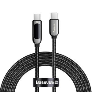 Kabel BASEUS, USB-C na USB-C, 100W, Display, 200cm, Black, CATSK-C01
