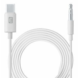Kabel CELLULARLINE, ACL, Audio, 3.5mm (M) na USB-C (M), 100cm, Bijeli