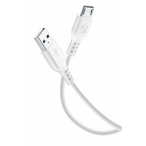 Kabel CELLULARLINE, USB-A na Micro USB, 100cm, Bijeli 