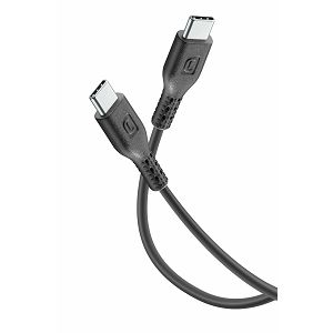 Kabel CELLULARLINE, GAN,5A, 65W, USB-C na USB-C, 200cm, Crni
