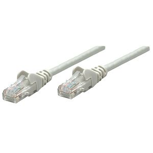 Kabel INTELLINET 336734, Mrežni, Cat6, U/UTP, RJ45 (M) na RJ45 (M), GP, 10m, Sivi