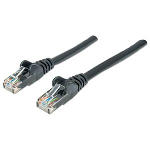 Kabel INTELLINET 342063, Mrežni, Cat6, U/UTP, RJ45 (M) na RJ45 (M), GP, 2m, Crni