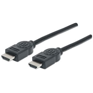 Kabel MANHATTAN 306119, HS, HDMI na HDMI, 4K@30Hz, 3D, Shield, 1.8m, Crni