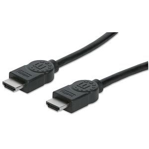 Kabel MANHATTAN 323260, HS, Ethernet, HDMI na HDMI, HEC, ARC, 3D, 4K@30Hz, 15m, Crni