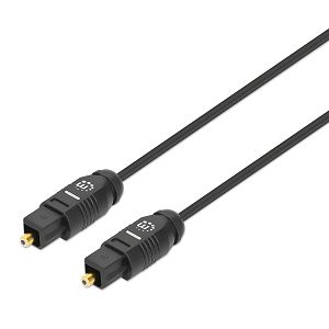 Kabel MANHATTAN 356077, Toslink Digital/Optical/Audio, 2x S/PDIF (M), GP, 200cm