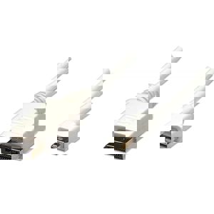 Kabel MANHATTAN 393812, Monitor, Mini DisplayPort (M) na DisplayPort (M), do 1080p@60Hz, GP, 2m, Bijeli