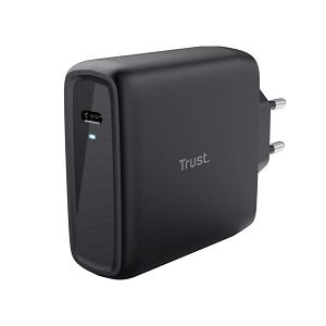 Kućni Punjač TRUST, Maxo 100W, 24818, 1xUSB-C, Kabel USB-C na USB-C,Black